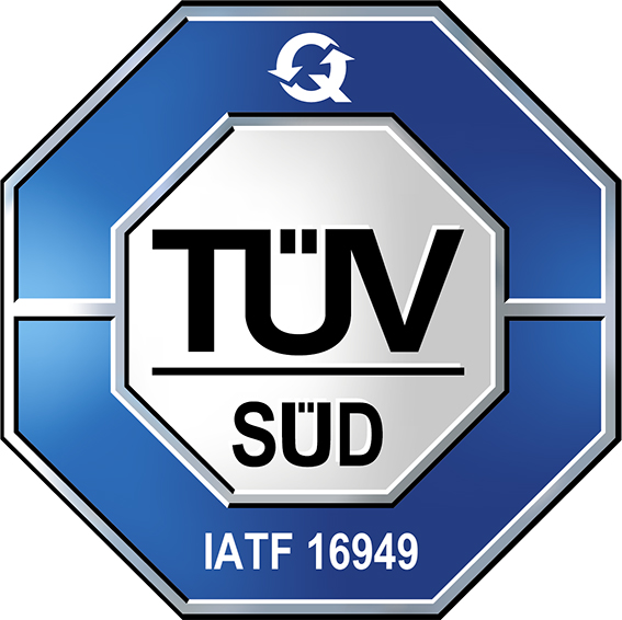SUNRISE wurde vom TÜV nach IATF16949 und ISO9001 zertifiziert.