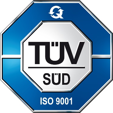 SUNRISE wurde vom TÜV nach ISO9001 zertifiziert